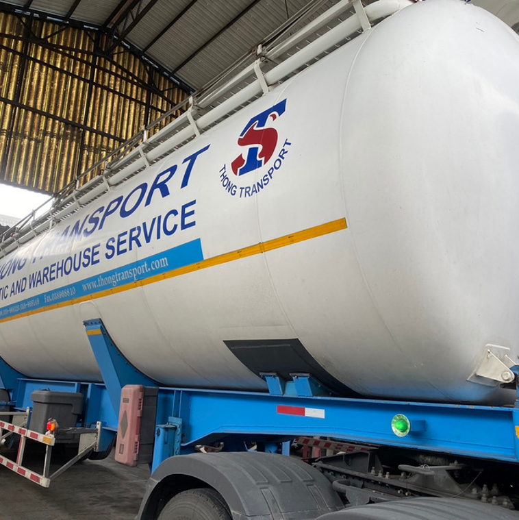 TANK CAR: 25 MT/SHIPMENT
